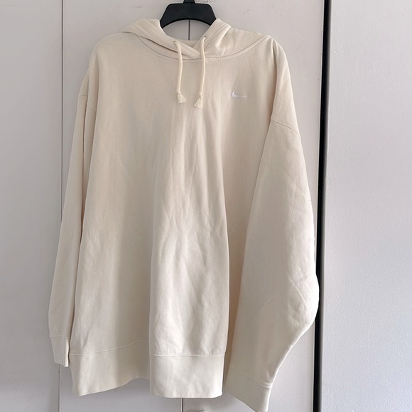 Nike Tops - Nike fleece hoodie in coconut milk / sail